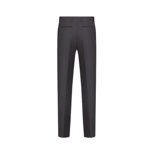 Button Detailed Straight-Leg Trousers