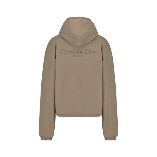 Logo Embroidered Zip-Up Jacket