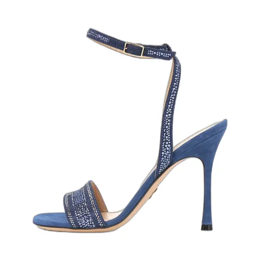 Decorated High-Heeled Sandals