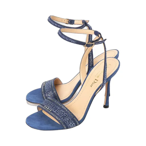 Decorated High-Heeled Sandals