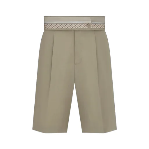 Stripe Detailed Bermuda Shorts