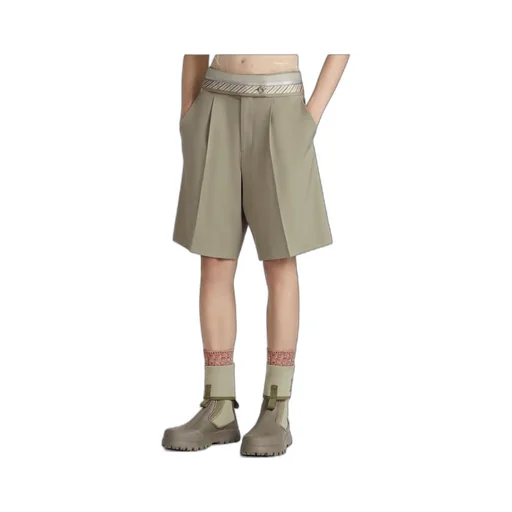 Stripe Detailed Bermuda Shorts