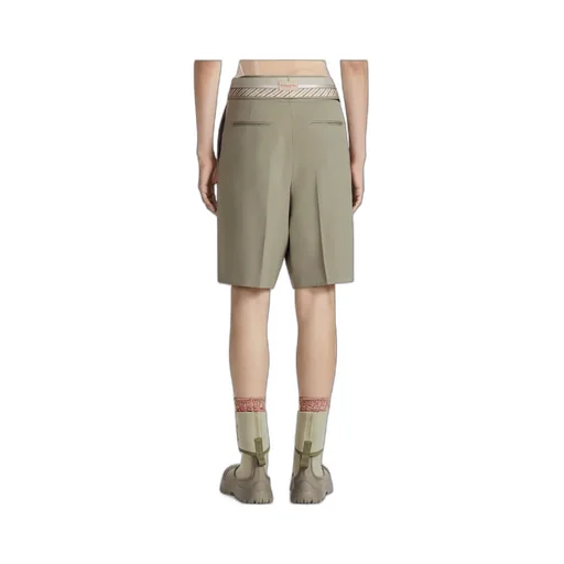 Stripe Detailed Bermuda Shorts