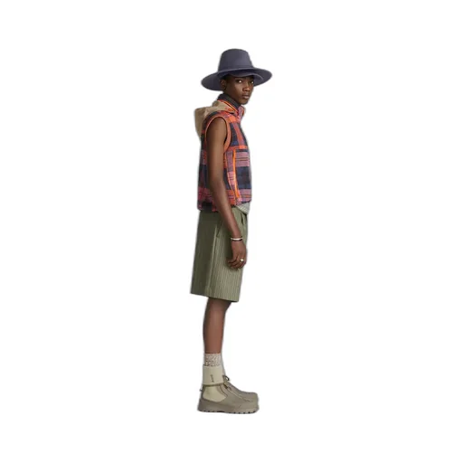 Bermuda Shorts With Turned-Down Waistband