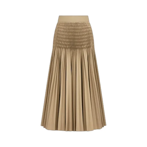 Mid-Length Pleated Skirt
