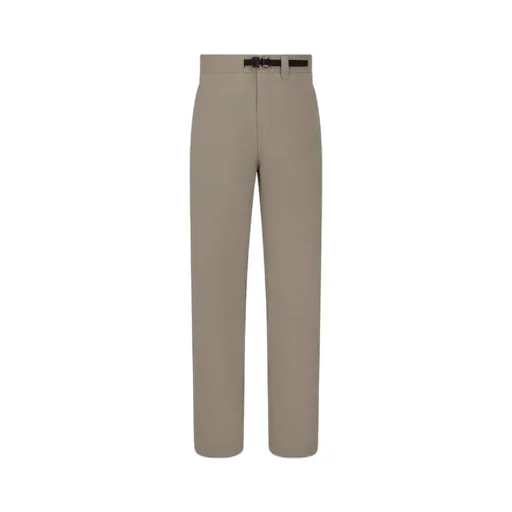 Logo Patch Belted-Waist Trousers