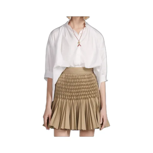 Pleated Short Skirt