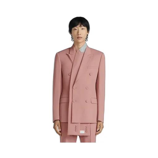 Detachable Cuff Double Breasted Blazer