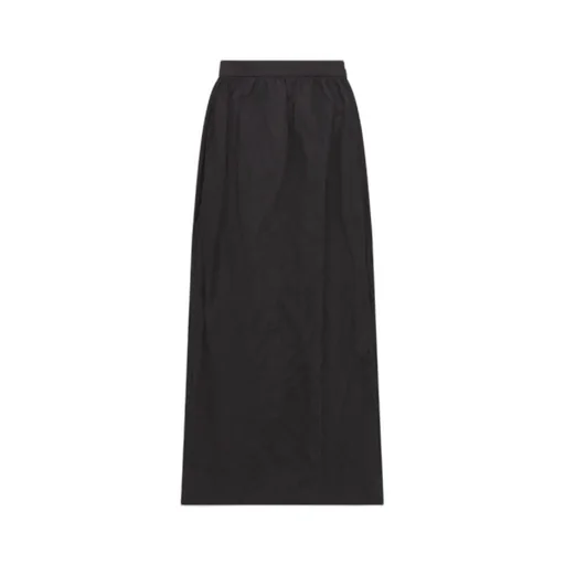 Mid-Length Straight-Cut Skirt