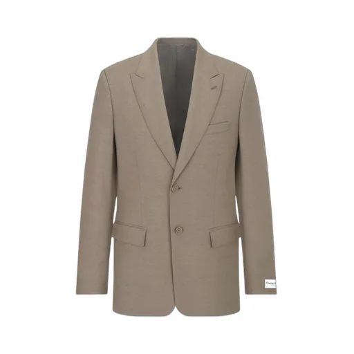 Single-Breasted Long-Sleeved Jacket