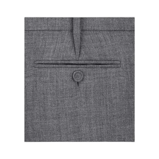 Homme Straight-Leg Pleated Pants