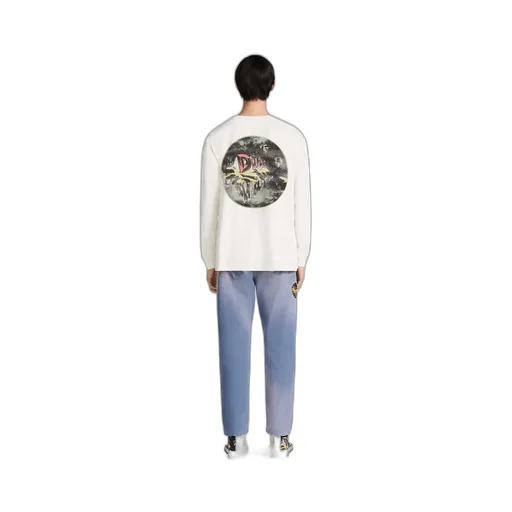 Logo Patch Straight-Leg Jeans
