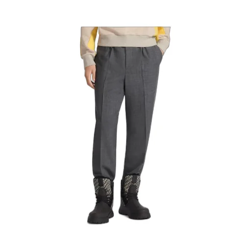 Homme Straight-Leg Pleated Pants