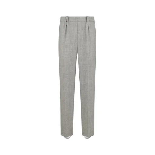 Straight Leg Pleated Pants