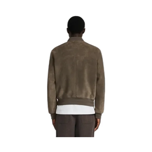Leather Bomber Jacket