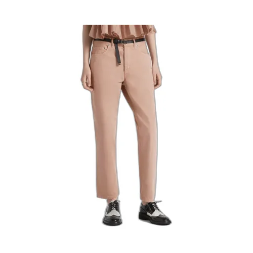 Straight Leg Cropped Jeans