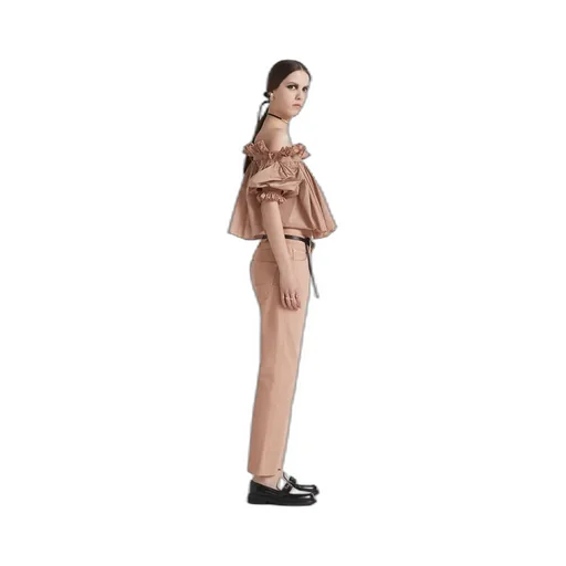 Straight Leg Cropped Jeans