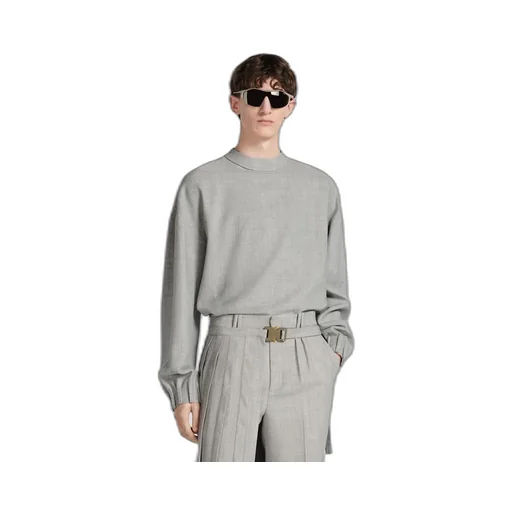 Button Detailed Crewneck Top