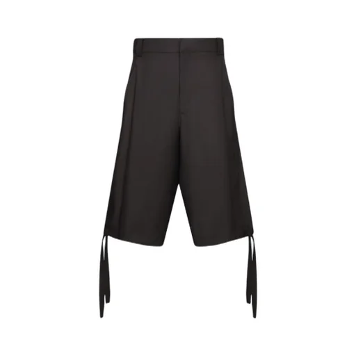 Wide-Leg Bermuda Shorts