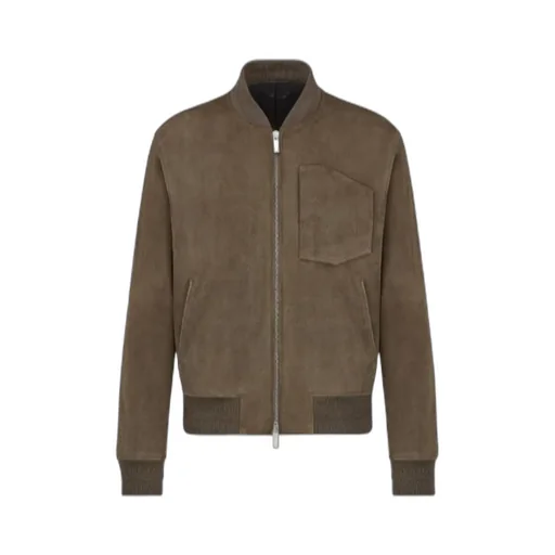 Leather Bomber Jacket