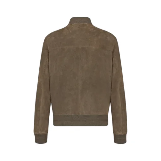 Leather Bomber Jacket