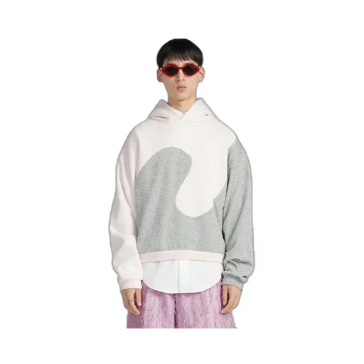 Glitter Panelled Hoodie