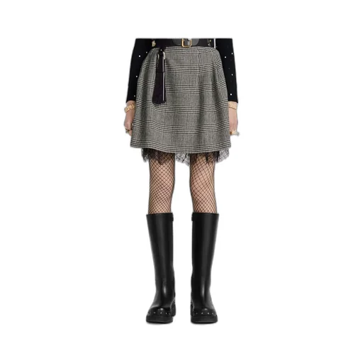 Pleated Short Skirt