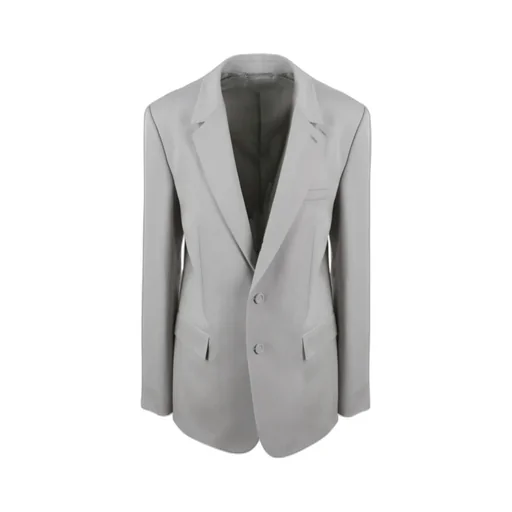 Single-Breasted Long-Sleeved Blazer