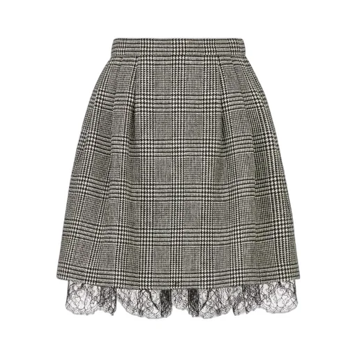 Pleated Short Skirt