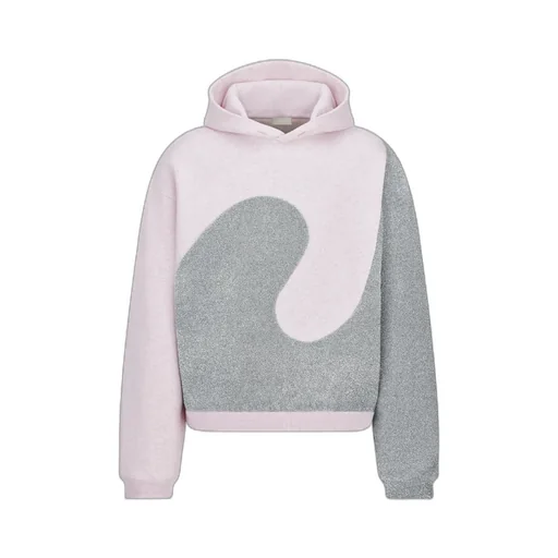 Glitter Panelled Hoodie