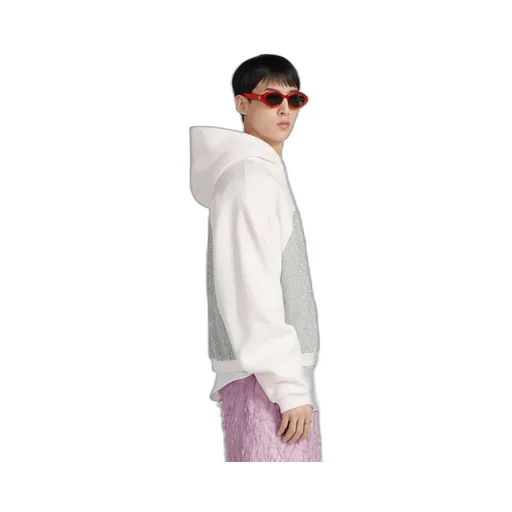 Glitter Panelled Hoodie