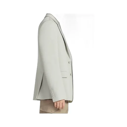Single-Breasted Long-Sleeved Blazer