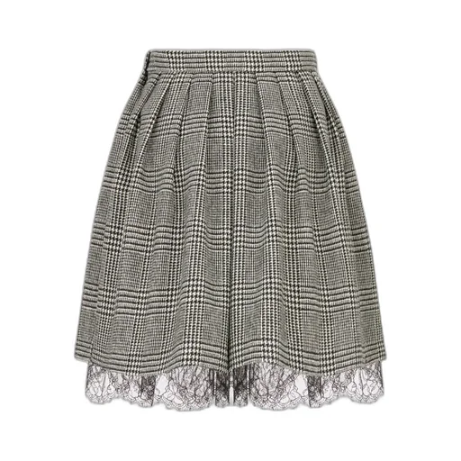 Pleated Short Skirt