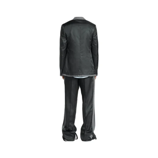 Button Detailed Straight Leg Pants