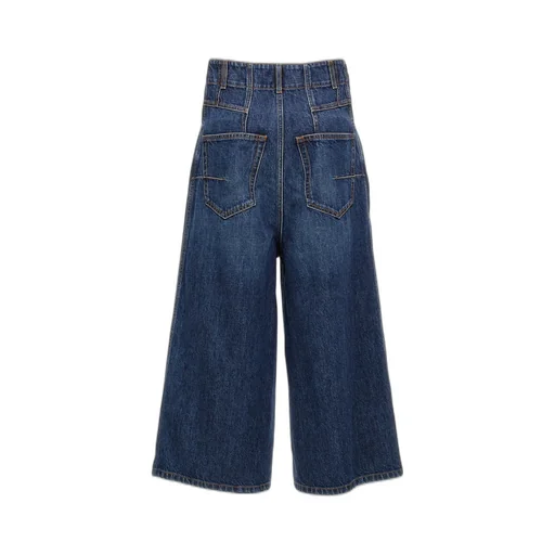 Logo Wide-Leg Jeans
