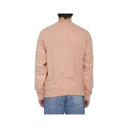 Oblique Striped Crewneck Sweatshirt