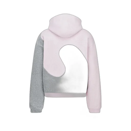 Glitter Panelled Hoodie