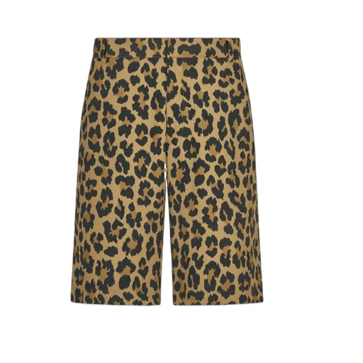 Leopard Printed Bermuda Shorts