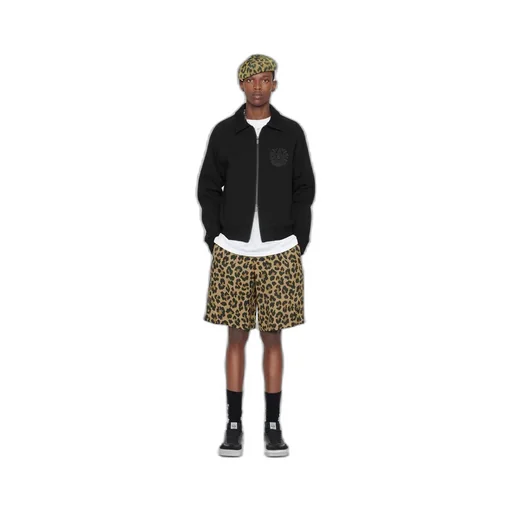 Leopard Printed Bermuda Shorts