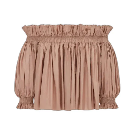 Off-The-Shoulder Smocked Top