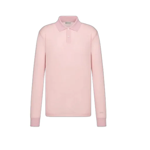 Relaxed-Fit Long-Sleeved Polo Shirt