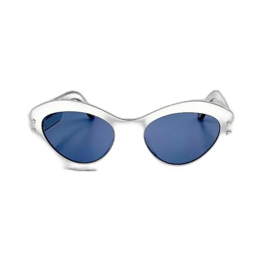 Round-Frame Logo Sunglasses