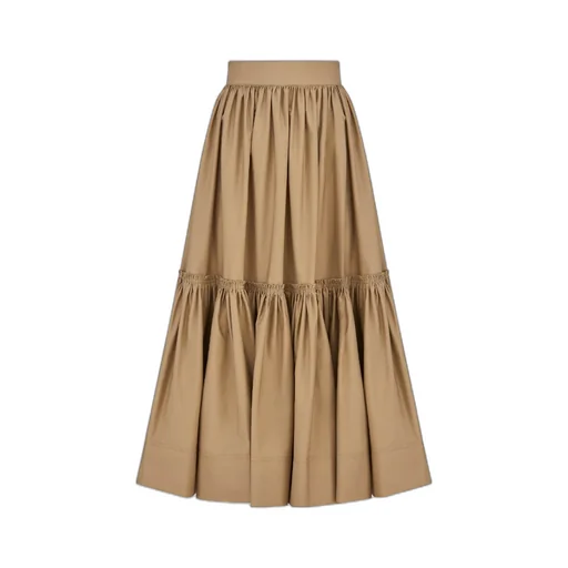 Flared Mid-Length Skirt