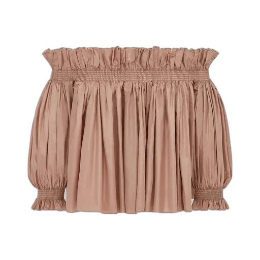 Off-The-Shoulder Smocked Top