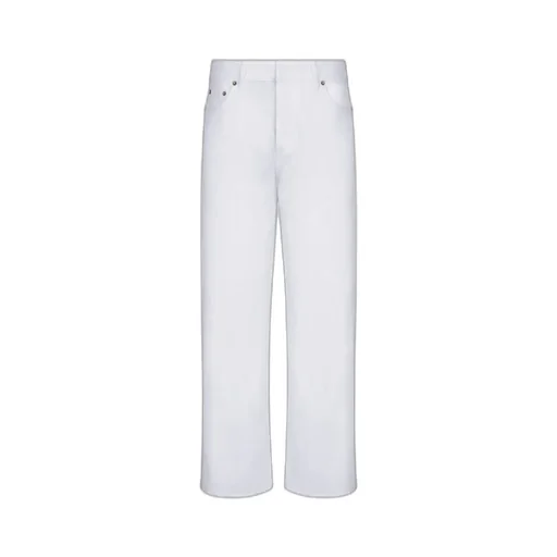 Christian Dior Button Detailed Straight Leg Trousers