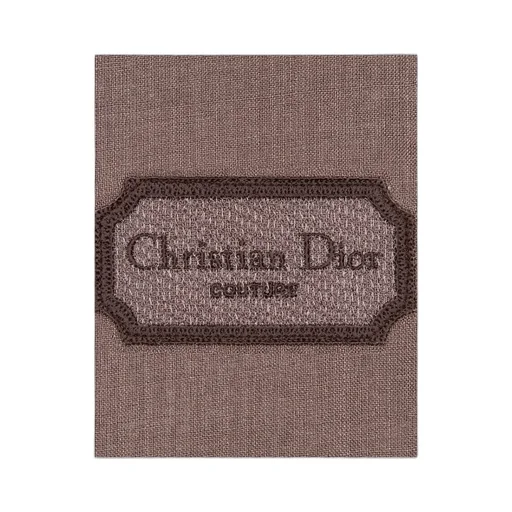 Logo Patch Fringed Scarf