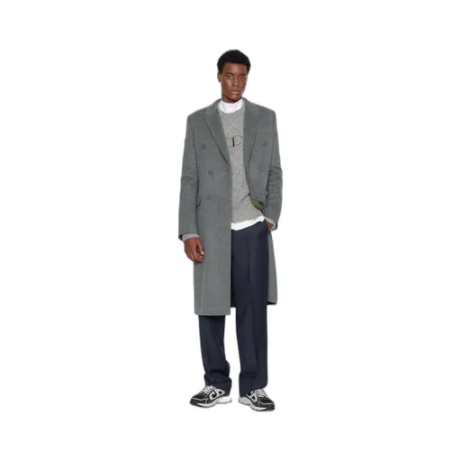 Wool Double-Breasted Coat