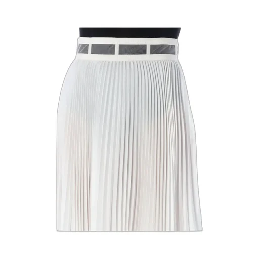 Pleated High Waist Midi Skirt