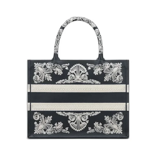 Pattern Embroidered Handbag