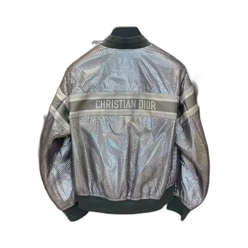 Grid Baseball Jacket
